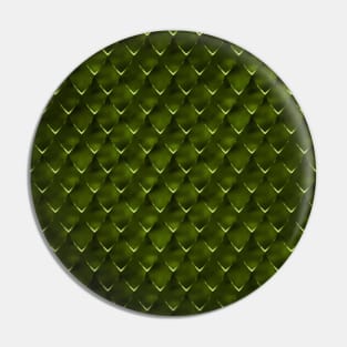 Green Snake Skin Fashion Print Pin