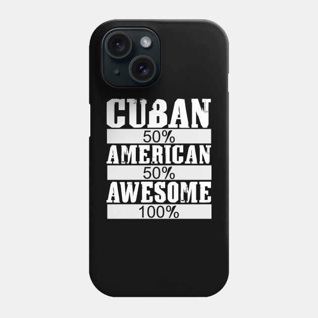 American Raised with Cuban Roots Phone Case by alcoshirts