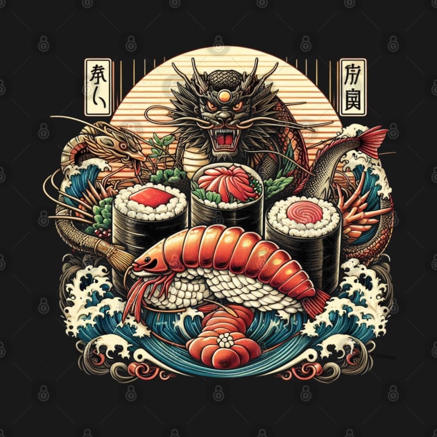 Sushi Dragon | Edo Era Inspired Japanese Sushi by CP6Design