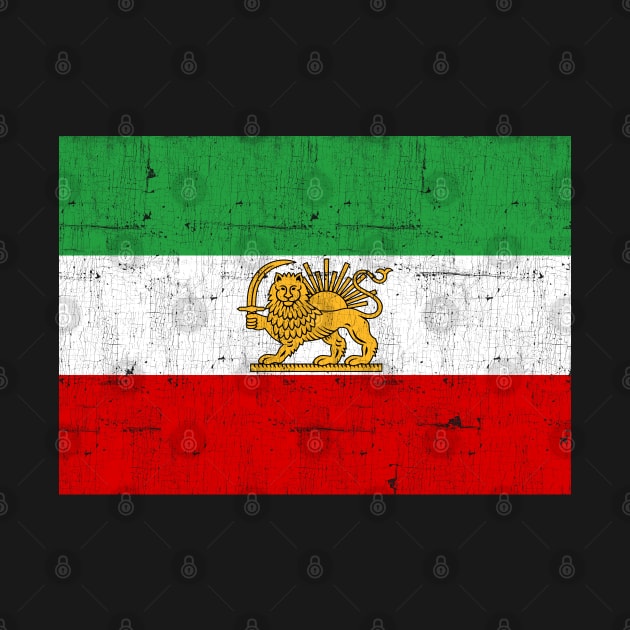 Iran // Faded Style Flag Design by DankFutura