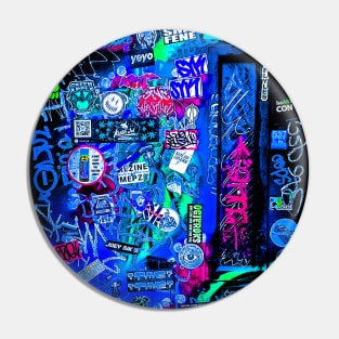 Street Tag Graffiti Stickers NYC Pin