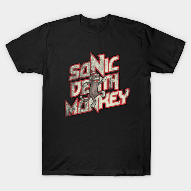 Sonic-Death-Monkey, distressed - High Fidelity - T-Shirt