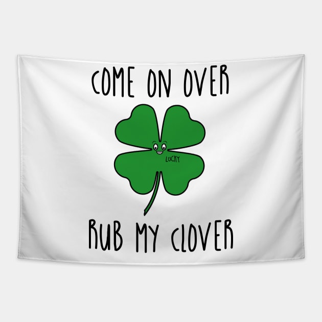 Lucky Clover Tapestry by TTLOVE