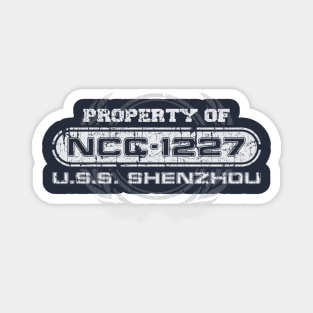 Vintage Property of USS Shenzhou Magnet