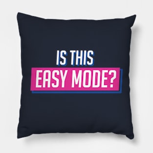 D.Va is this Easy Mode Gamer voice line design Pillow