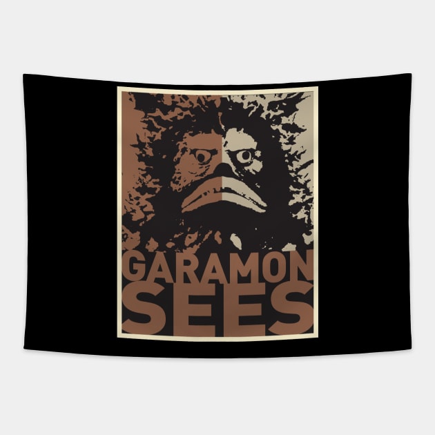 Smart Kaiju Series 2 - Garamon by Buck Tee Original Tapestry by Buck Tee