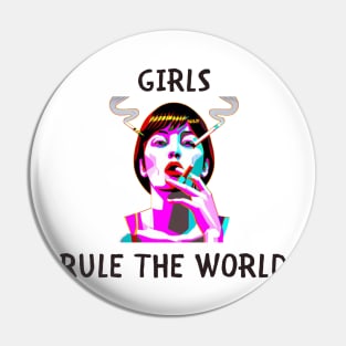 Girls rule the world feminism Pin