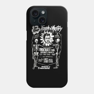 Temple of Mystery spook show poster Phone Case