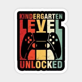 Gamer Student Kindergarten Level Unlocked Back To School Day Magnet