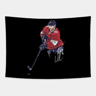 Aleksander Barkov Florida Illustration Tapestry