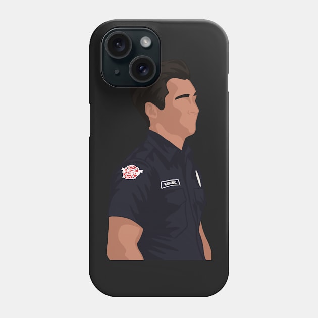 Travis Montgomery | Station 19 Phone Case by icantdrawfaces