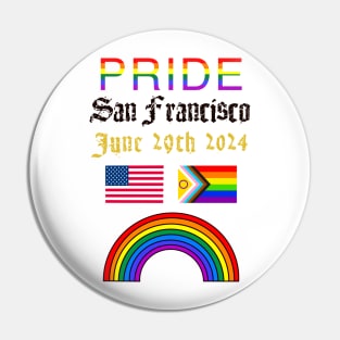 Pride San Francisco USA 2024 Pin