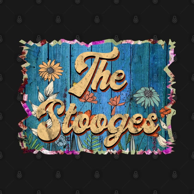 Vintage Stooges Name Flowers Limited Edition Classic Styles by BilodeauBlue