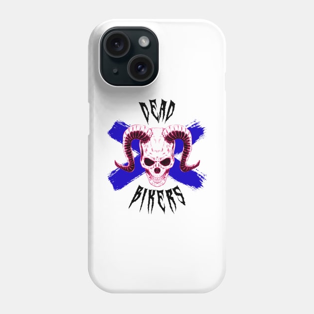 biker Phone Case by purplecrowshub