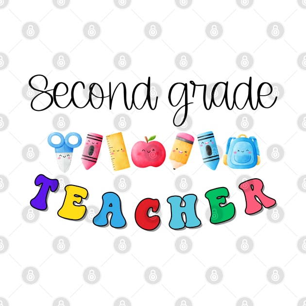 Second Grade Teacher Shirt by TeeShop Designs