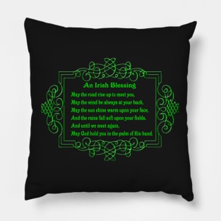 St. Patrick's Day Irish Blessing Pillow