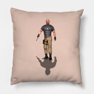 Agent Luke Hobbs V2 Pillow