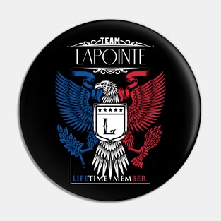 Team Lapointe Lifetime Member, Lapointe Name, Lapointe Middle Name Pin