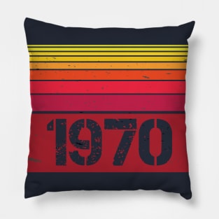 vintage years 1970 Pillow