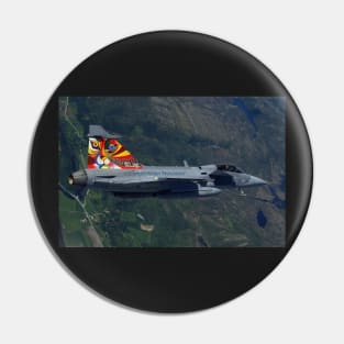 My tiger on a SAAB JAS - 39 Gripen Pin