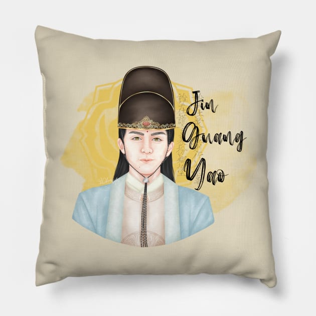 Birth of Hatred - MDZS Pillow by LChiaraArt