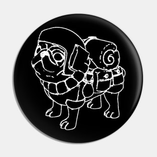 Pug Dog Pin