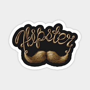 Hipster Moustache Magnet