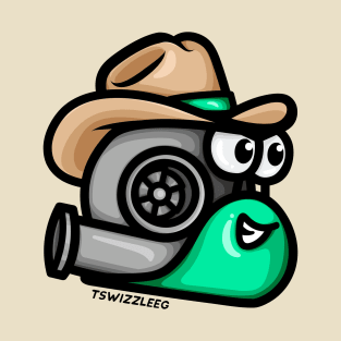 Turbo Snail - Cowboy (Mint) T-Shirt