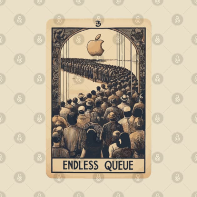 Tarot card: The Endless Queue by VEKULI