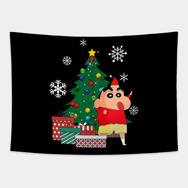 Crayon Shin Chan Around The Christmas Tree