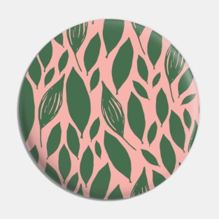 Leaves in pink Pin