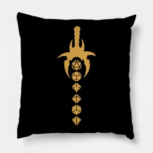 Polyhedral Dice Sword Pillow