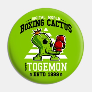 Digital Boxing Cactus Monster Pin