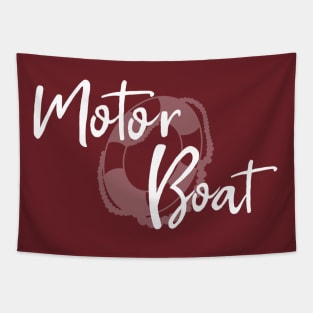 Motor boat Tapestry