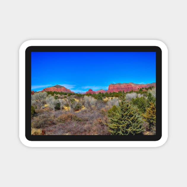 Sedona Arizona Landscape Magnet by JimDeFazioPhotography