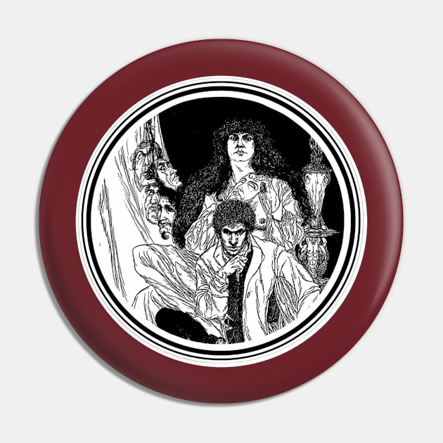 Allegory and Self Pin by Coffee Black Victory 