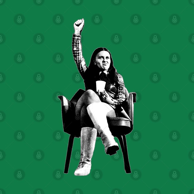 Bernadette Devlin McAliskey / Retro Graphic Artwork by feck!