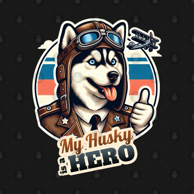 Husky Pilot by k9-tee