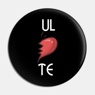 UL-TE Cute Soulmates Valentine's Day 2020 Partners Pin