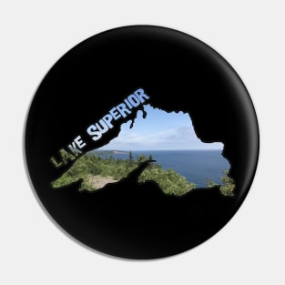 Lake Superior Outline (Palisade Head) Pin