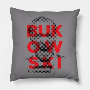 Charles Bukowski portrait Pillow