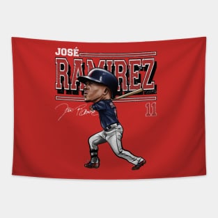 jose ramirez cartoon Tapestry