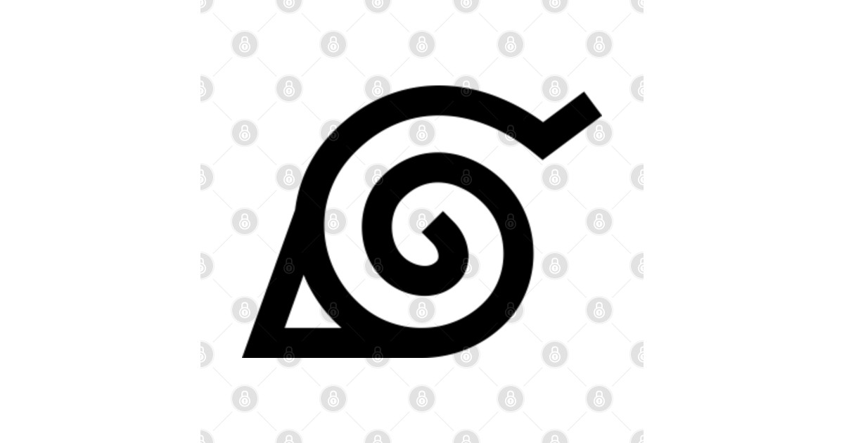 Naruto Konoha Leaf Symbol - Naruto - Kids T-Shirt | TeePublic