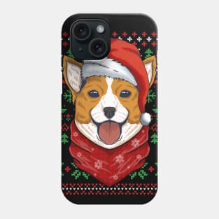 Ugly Christmas Corgi Santa Costume Corgi Christmas Gift Phone Case