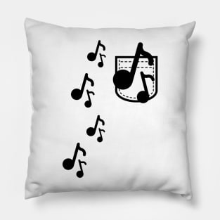 music notes Pillow