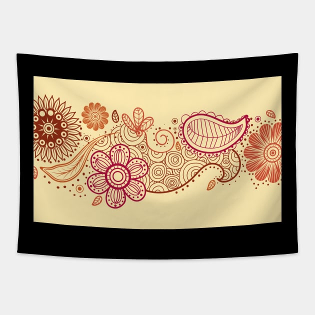 Paisley Pattern Tapestry by Bestseller