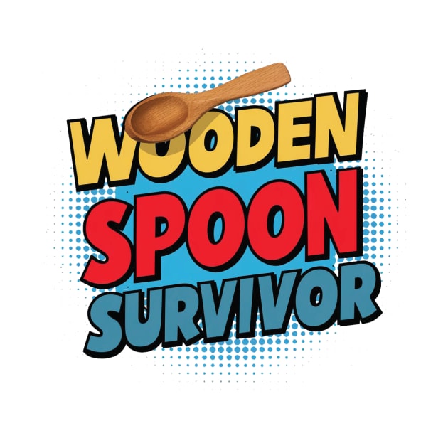 Wooden Spoon Survivor Pop Art by Sigmoid