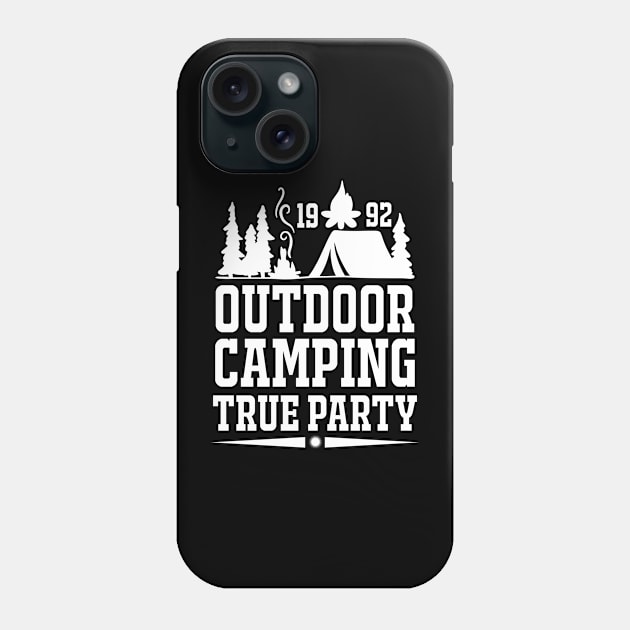 1992 outdoor camping true party T Shirt For Women Men Phone Case by QueenTees