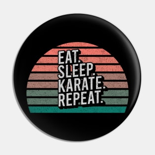 Vintage Retro Quote Eat Sleep Repaet Inspiration Pin