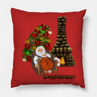 Sleeping Santa Claus Pillow